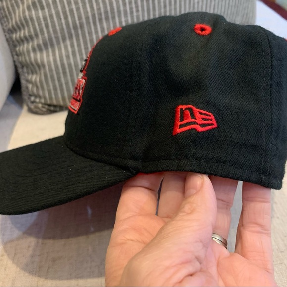 New Era Rutgers University Scarlet Knights New Jersey Collegiate Fitted Cap Hat - Picture 2 of 6